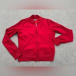 Red Nike Zip-Up Jacket Women Size Small